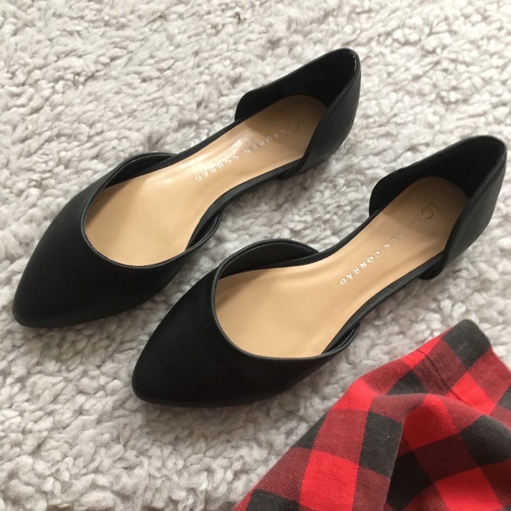 Lauren Conrad Briar Black Flats